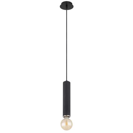 Globo - Lampadario a sospensione con filo 1xE27/60W/230V legno nero