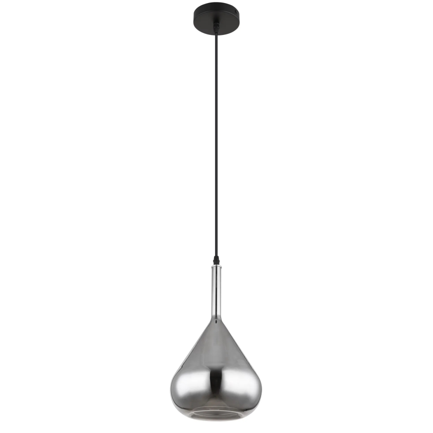 Globo - Lampadario a sospensione con filo 1xE27/60W/230V diametro 20 cm nero