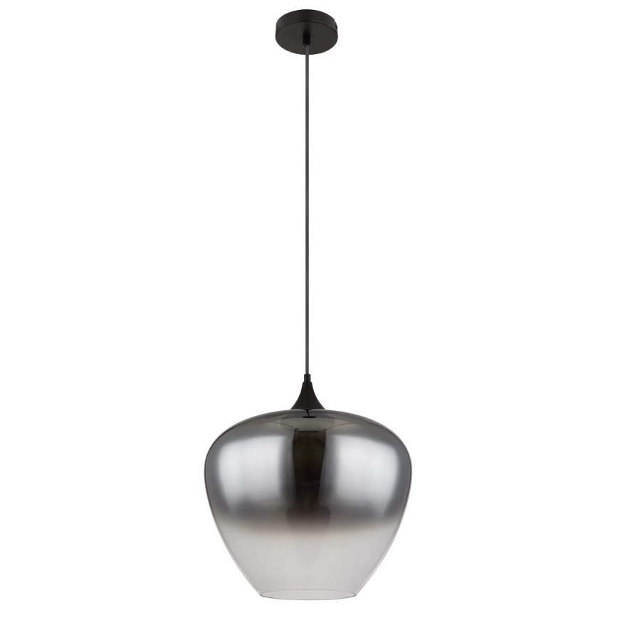 Globo - Lampadario a sospensione con filo 1xE27/60W/230V diametro 40 cm nero