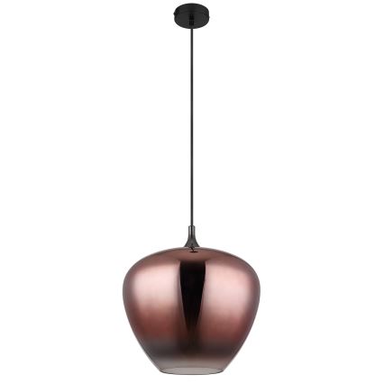 Globo - Lampadario a sospensione con filo 1xE27/60W/230V diametro 40 cm rame