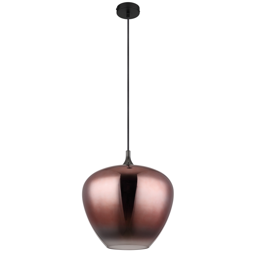Globo - Lampadario a sospensione con filo 1xE27/60W/230V diametro 40 cm rame