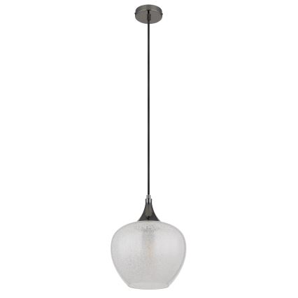 Globo - Lampadario a sospensione con filo 1xE27/40W/230V diametro 24 cm bianco/antracite