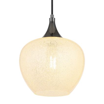 Globo - Lampadario a sospensione con filo 1xE27/40W/230V diametro 24 cm bianco/antracite
