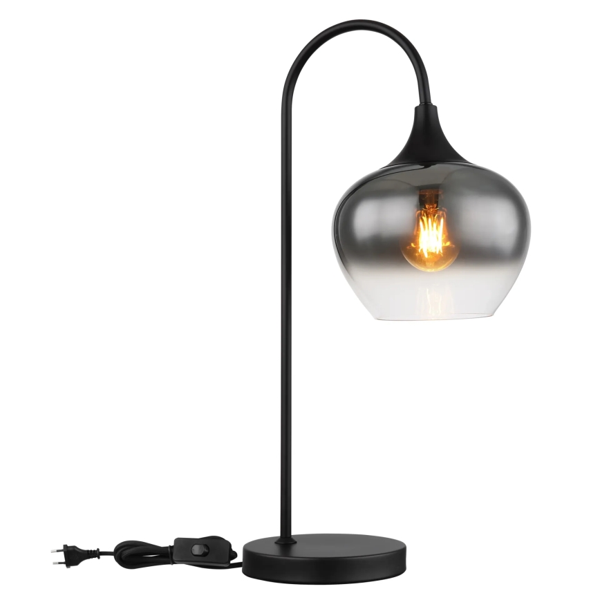 Globo - Lampada da tavolo 1xE27/40W/230V nero