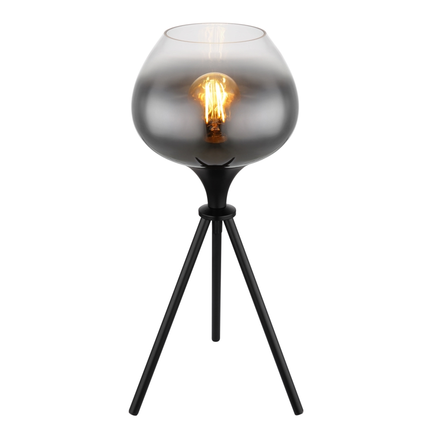 Globo - Lampada da tavolo 1xE27/40W/230V nera