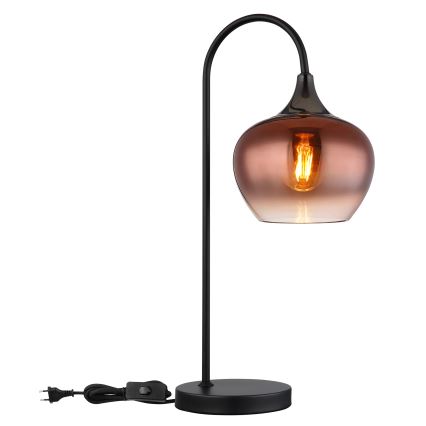 Globo - Lampada da tavolo 1xE27/40W/230V rame