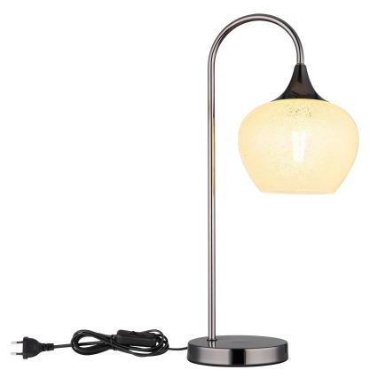 Globo - Lampada da tavolo 1xE27/40W/230V bianco/antracite