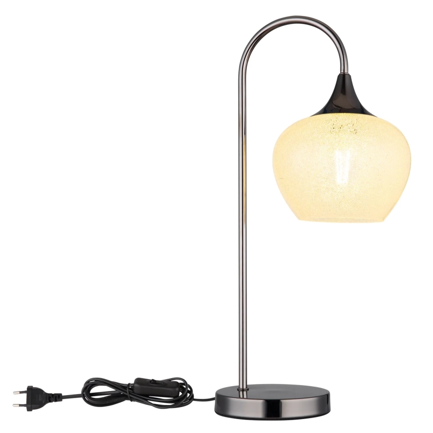 Globo - Lampada da tavolo 1xE27/40W/230V bianco/antracite