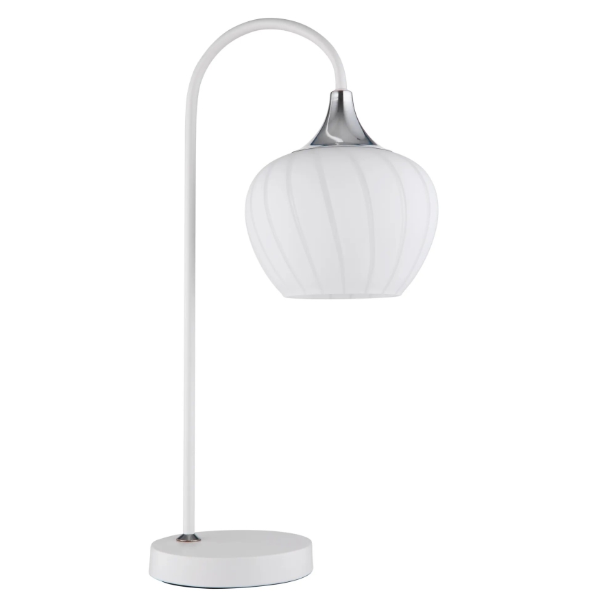Globo - Lampada da tavolo 1xE27/40W/230V bianco