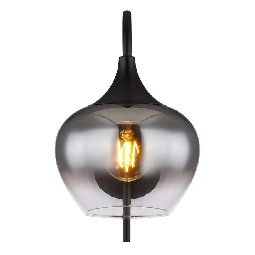 Globo - Applique 1xE27/40W/230V nero