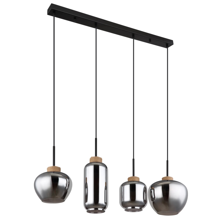 Globo - Lampadario a sospensione con filo 4xE27/40W/230V