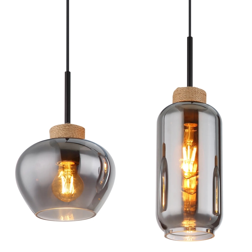 Globo - Lampadario a sospensione con filo 4xE27/40W/230V