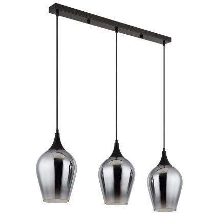 Globo - Lampadario a sospensione con filo 3xE27/60W/230V