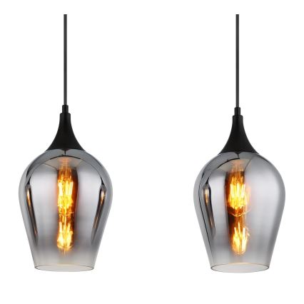 Globo - Lampadario a sospensione con filo 3xE27/60W/230V