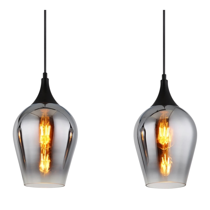 Globo - Lampadario a sospensione con filo 3xE27/60W/230V