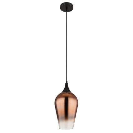 Globo - Lampadario a sospensione con filo 1xE27/60W/230V diametro 18 cm rame