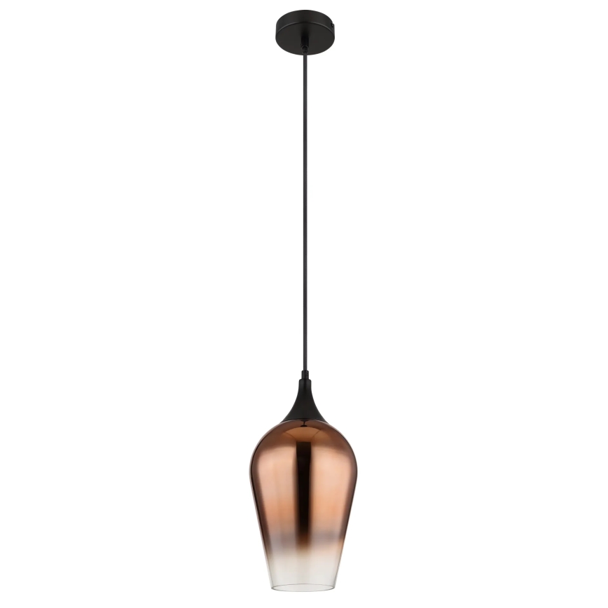 Globo - Lampadario a sospensione con filo 1xE27/60W/230V diametro 18 cm rame