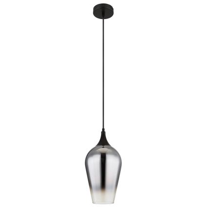 Globo - Lampadario a sospensione con filo 1xE27/60W/230V diametro 18 cm nero