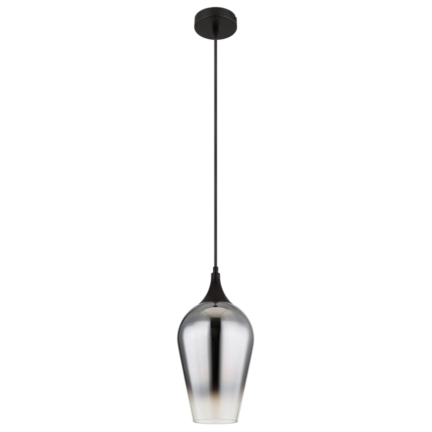 Globo - Lampadario a sospensione con filo 1xE27/60W/230V diametro 18 cm nero