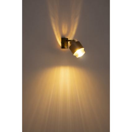 Globo - Faretto da parete 1xE27/40W/230V nero/bronzo