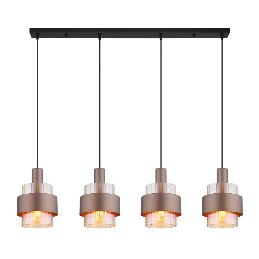 Globo - Lampadario a sospensione con filo 4xE27/60W/230V