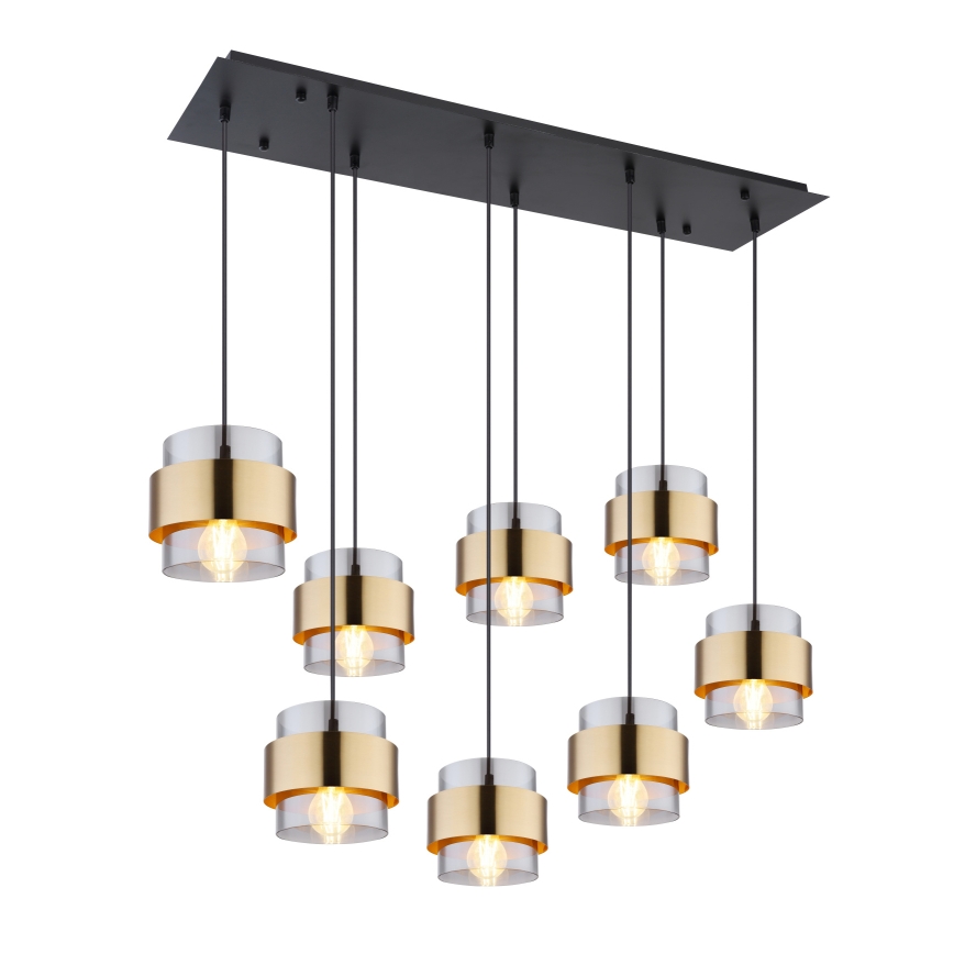 Globo - Lampadario a sospensione con filo 8xE27/60W/230V