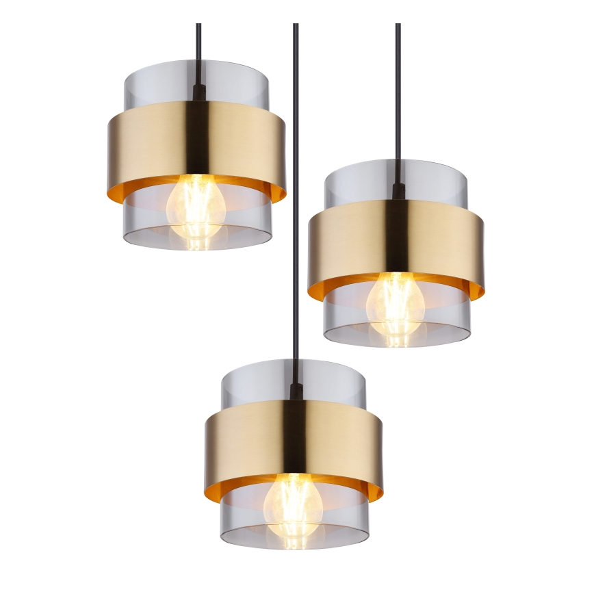 Globo - Lampadario a sospensione con filo 8xE27/60W/230V