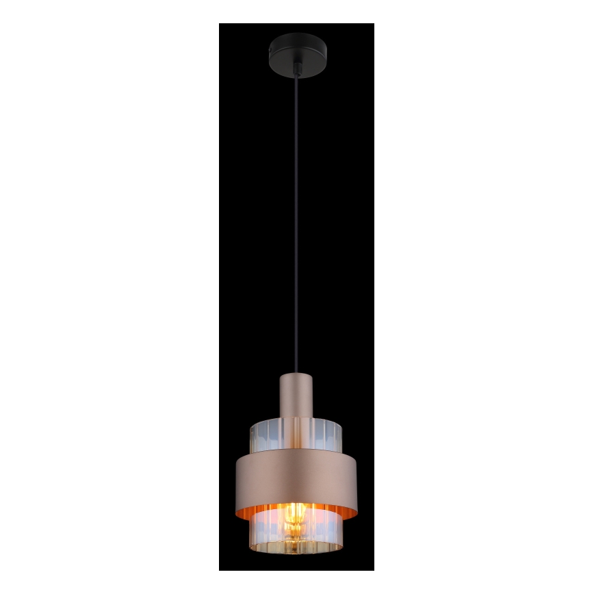 Globo - Lampadario a sospensione con filo 1xE27/60W/230V diametro 18,5 cm
