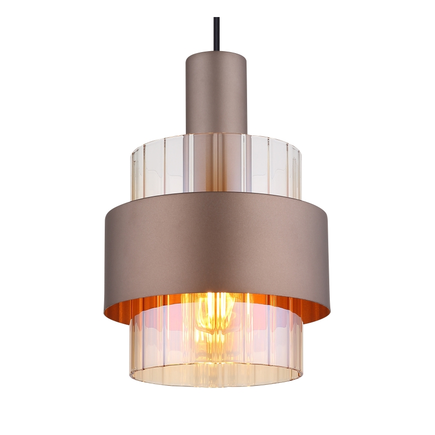 Globo - Lampadario a sospensione con filo 1xE27/60W/230V diametro 18,5 cm