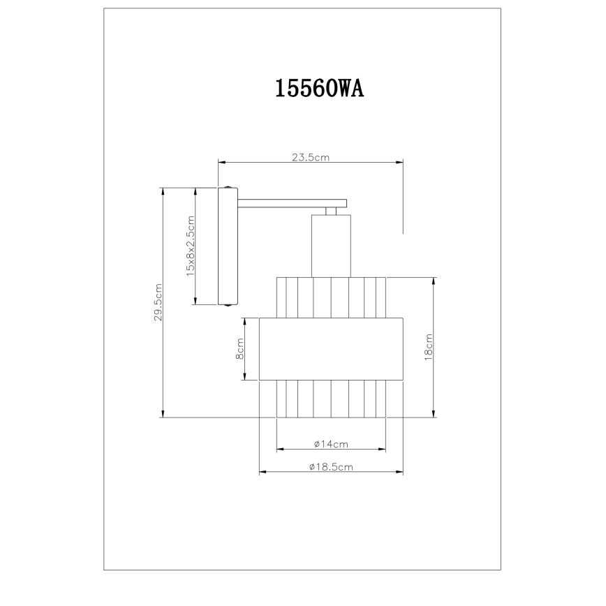 Globo - Applique 1xE27/60W/230V