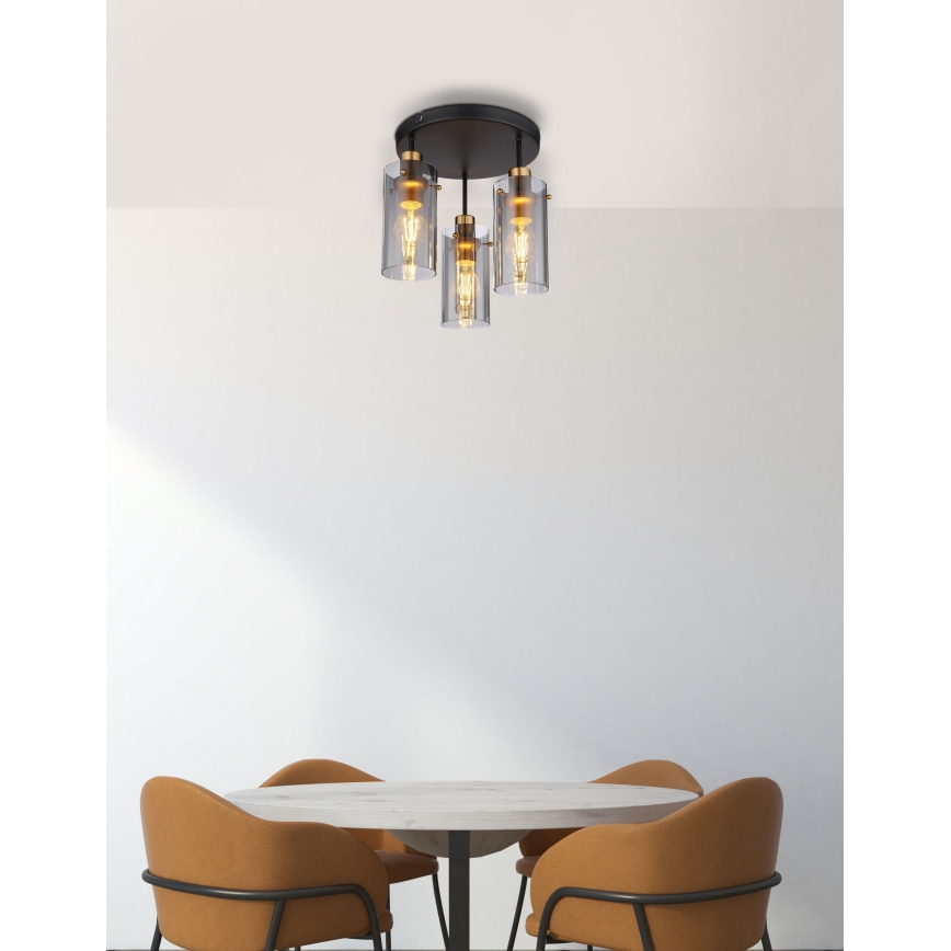Globo - Lampadario a plafone 3xE27/40W/230V