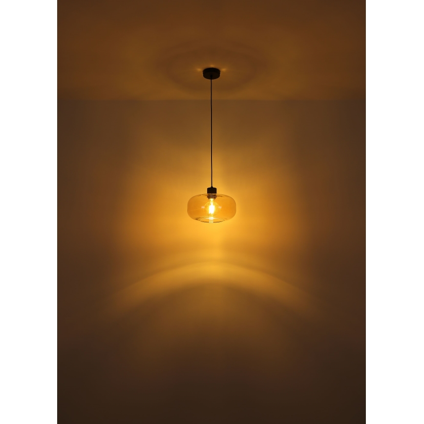 Globo - Lampadario a sospensione con filo 1xE27/40W/230V diametro 28 cm limpido