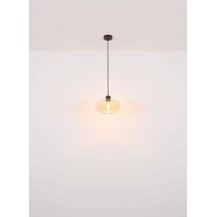 Globo - Lampadario a sospensione con filo 1xE27/40W/230V diametro 28 cm limpido