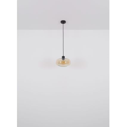 Globo - Lampadario a sospensione con filo 1xE27/40W/230V diametro 28 cm limpido