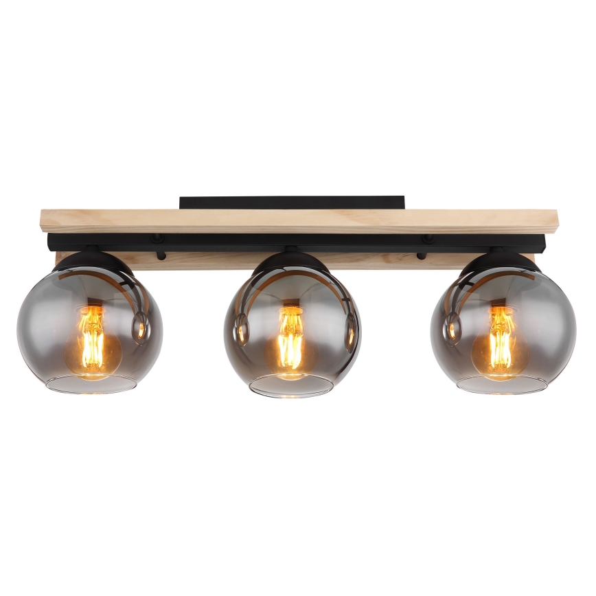 Globo - Lampadario a plafone 3xE27/25W/230V pino