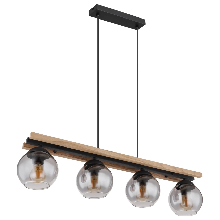 Globo - Lampadario a sospensione con filo 4xE27/25W/230V