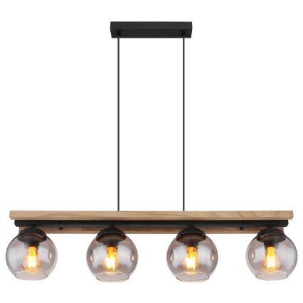 Globo - Lampadario a sospensione con filo 4xE27/25W/230V