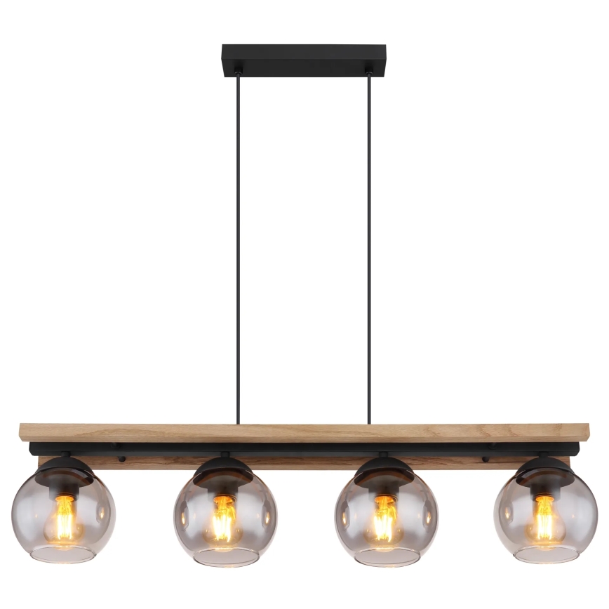 Globo - Lampadario a sospensione con filo 4xE27/25W/230V