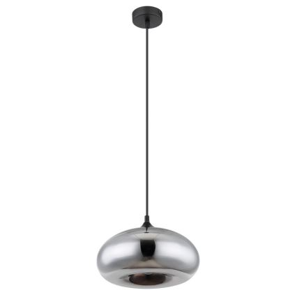 Globo - Lampadario su filo 1xE27/60W/230V cromo luminoso