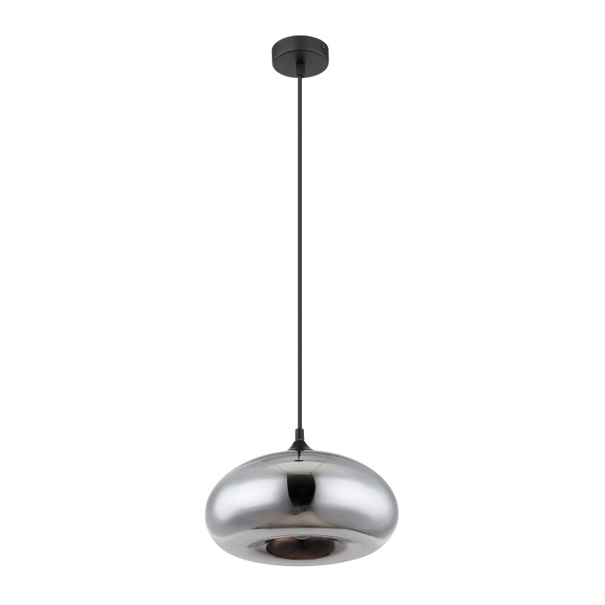 Globo - Lampadario su filo 1xE27/60W/230V cromo luminoso