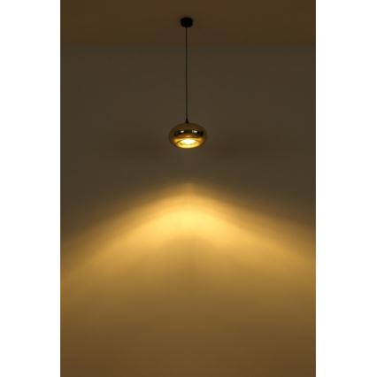 Globo - Lampadario su filo 1xE27/60W/230V rame