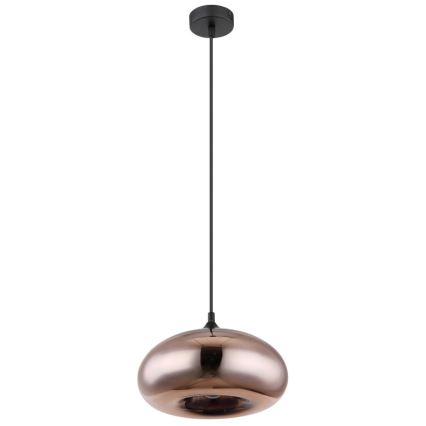 Globo - Lampadario su filo 1xE27/60W/230V rame