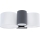 Globo 15586-4D - Plafoniera MAKKI 4xE27/15W/230V bianco/grigio/nero
