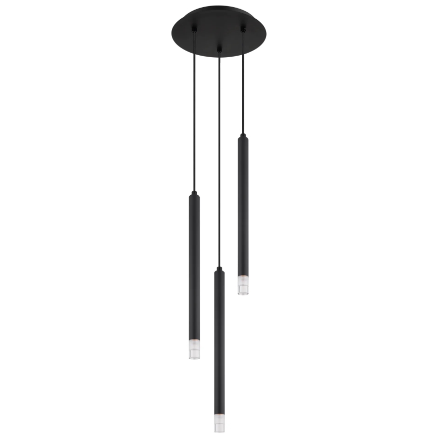 Globo - Lampadario a sospensione con filo 3xG9/4W/230V diametro 24 cm nero