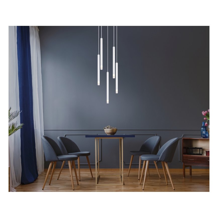 Globo - Lampadario a sospensione con filo 5xG9/4W/230V diametro 34 cm