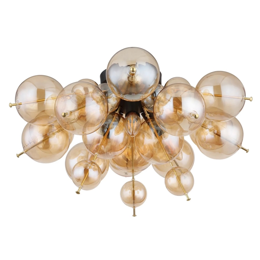 Globo - Lampadario a plafone 3xE14/25W/230V diametro 55 cm oro