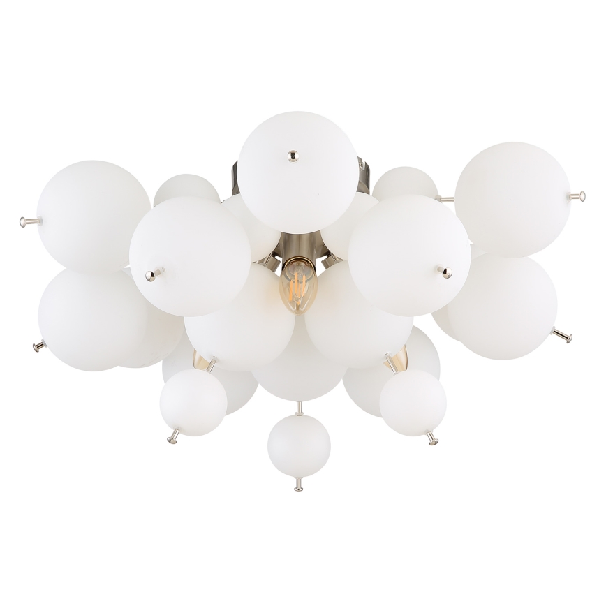 Globo - Lampadario a plafone 3xE14/25W/230V diametro 55 cm bianco