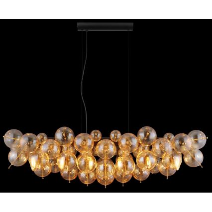 Globo - Lampadario sospeso con cavo 6xE14/25W/230V dorato