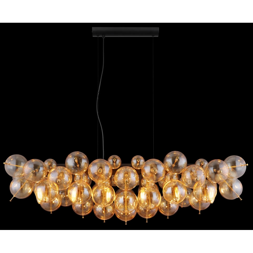 Globo - Lampadario sospeso con cavo 6xE14/25W/230V dorato