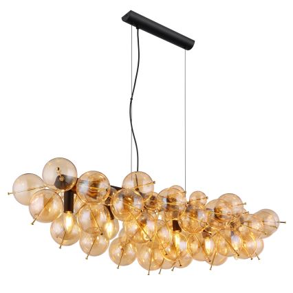 Globo - Lampadario sospeso con cavo 6xE14/25W/230V dorato